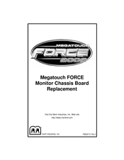 MERIT INDUSTRIES Megatouch FORCE 2002 Replacement
