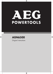 AEG AGN6500 Original Instructions Manual