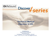 GN Resound Discover V CIC Technical Manual
