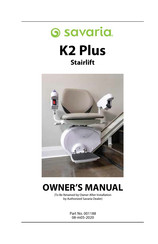 Savaria K2 Plus Owner's Manual