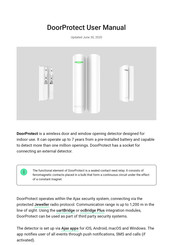 Qvis DoorProtect User Manual