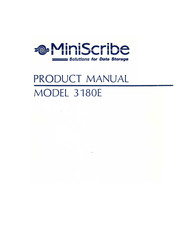 MiniScribe 3180E Product Manual