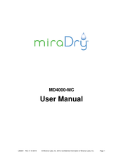 Miramar Miradry MD4000-MC User Manual