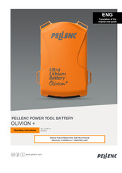 pellenc OLIVION + Operating Instructions Manual