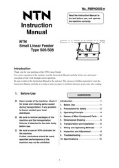 NTN K-S05A2 Instruction Manual
