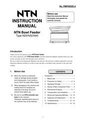 NTN K-N32L2H2 Instruction Manual