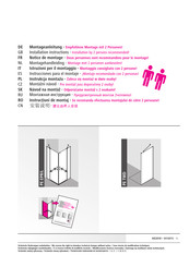 Duschmeister PE TWD Installation Instructions Manual