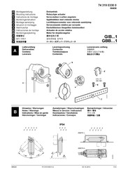 Siemens GBB163.1E Mounting Instructions