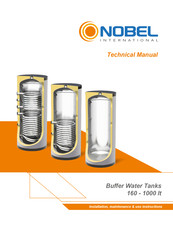 Nobel 400lt Installation, Maintenance & Use Instructions