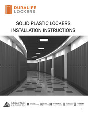 Scranton Products Duralife Lockers Installation Instructions Manual