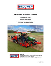 Brouwer ROLLMAX 2400 Operator's Manual