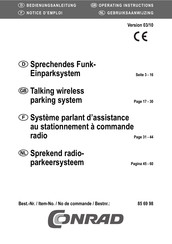 Conrad 85 69 98 Operating Instructions Manual