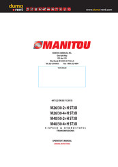 Manitou M 26-2+H ST3B Operator's Manual
