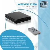 Extel WESVDD 82700 Installation And User Manual