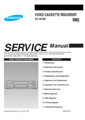 Samsung SV-A25B Service Manual