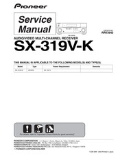 Pioneer SX-319V-K Service Manual