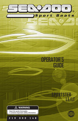 BOMBARDIER Sea-Doo Sport Boats SPORTSTER LE Operator's Manual
