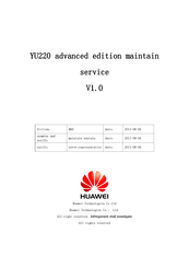 Huawei YU220 Service Manual