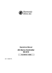 Harmonic Drive SC-610-7 Operation Manual
