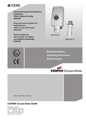 Cooper Crouse-Hinds CEAG GHG 525 75 Operating Instructions Manual