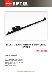 Riftek IMR-1590 User Manual