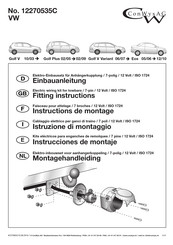ConWys 12270535C Fitting Instructions Manual