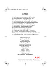 Electrolux AEG KAM 80 Operating Instructions Manual