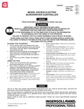 Ingersoll-Rand ESCB20 Manual