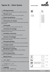 Hettich TopLine XL Installation Instructions Manual