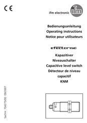 IFM Efector 150 KNM Operating Instructions Manual