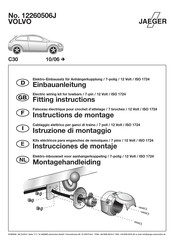 Jaeger 12260506J Fitting Instructions Manual