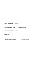 Digital Equipment DECserver 900MC Installation And Configuration Manual