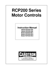 Carotron RCP200 Series Instruction Manual