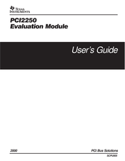 Texas Instruments PCI2250 User Manual