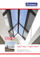 Renson Topfix Max Installation Instructions Manual