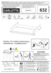 Wohnorama CARLOTTA 632 Installation Instructions Manual