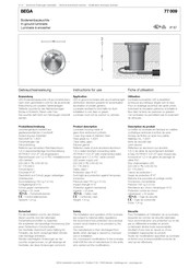 Bega 77 009 Instructions For Use