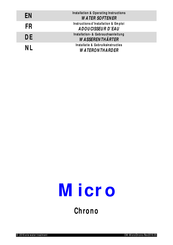 Aquion Micro Chrono Installation & Operating Instructions Manual