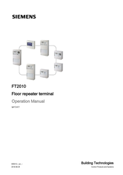 Siemens FT2010 Operation Manual