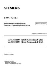 Siemens ANT792-6MN Compact Operating Instructions