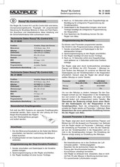 Multiplex Roxxy BL-Control 810 Operating Instructions Manual