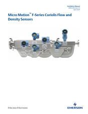 Emerson Micro Motion F Series Installation Manual