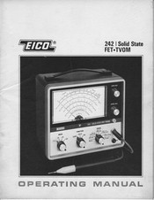 Eico 242 Operating Manual