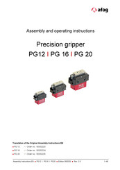 Afag 50332224 Assembly And Operating Instructions Manual