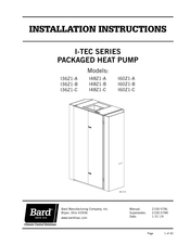 Bard I36Z1-A Installation Instructions Manual