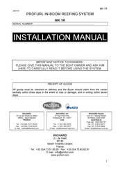 Wichard PROFURL MK 1R Installation Manual