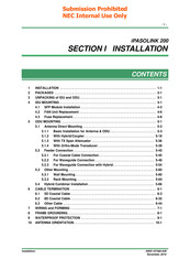 Nec iPasolink 200 Manual