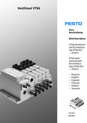 Festo VTSA-ASI 4E4A-Z Series Manual