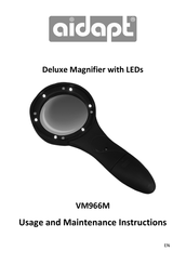 aidapt VM966M Usage And Maintenance Instructions