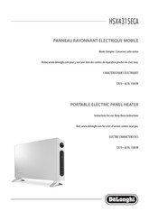 DELONGHI HSX4315ECA INSTRUCTIONS FOR 